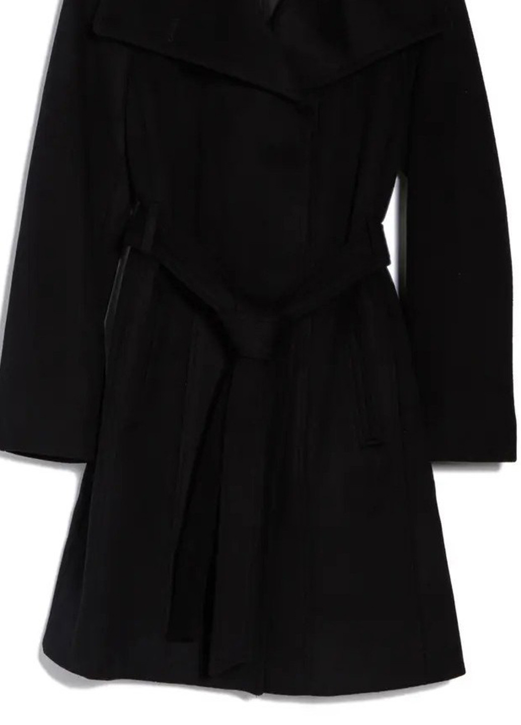 Черное демисезонное Пальто однобортное Michael Kors