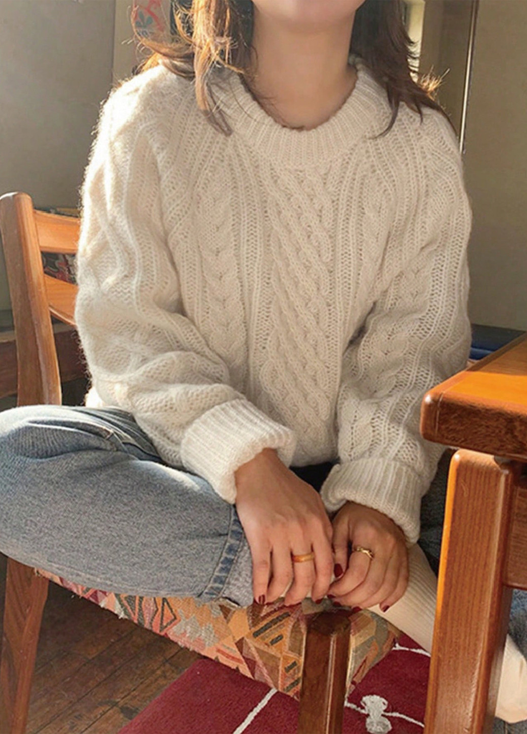 Білий демісезонний джемпер джемпер SHEIN