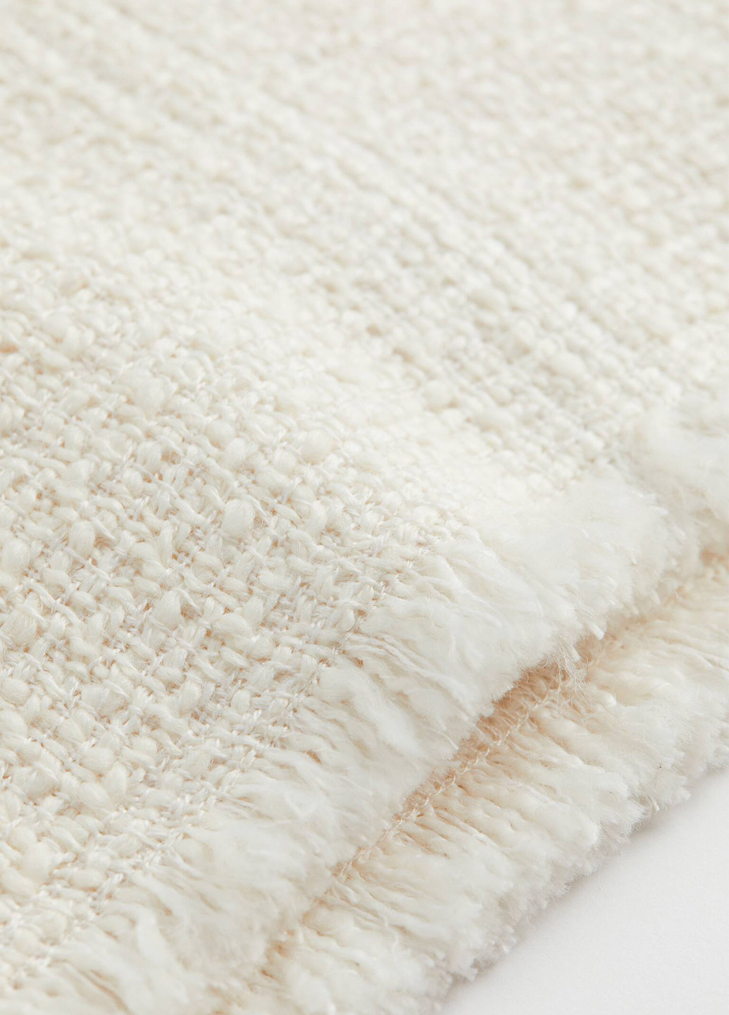 Молочное кэжуал платье H&M однотонное