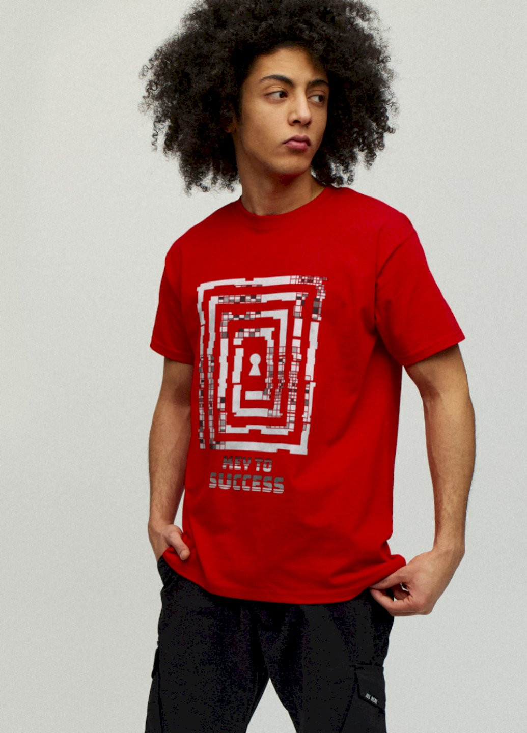 Червона футболка чоловіча YAPPI