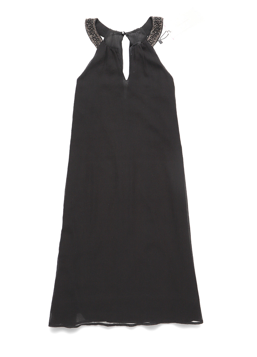 Черное кэжуал платье а-силуэт Vero Moda однотонное