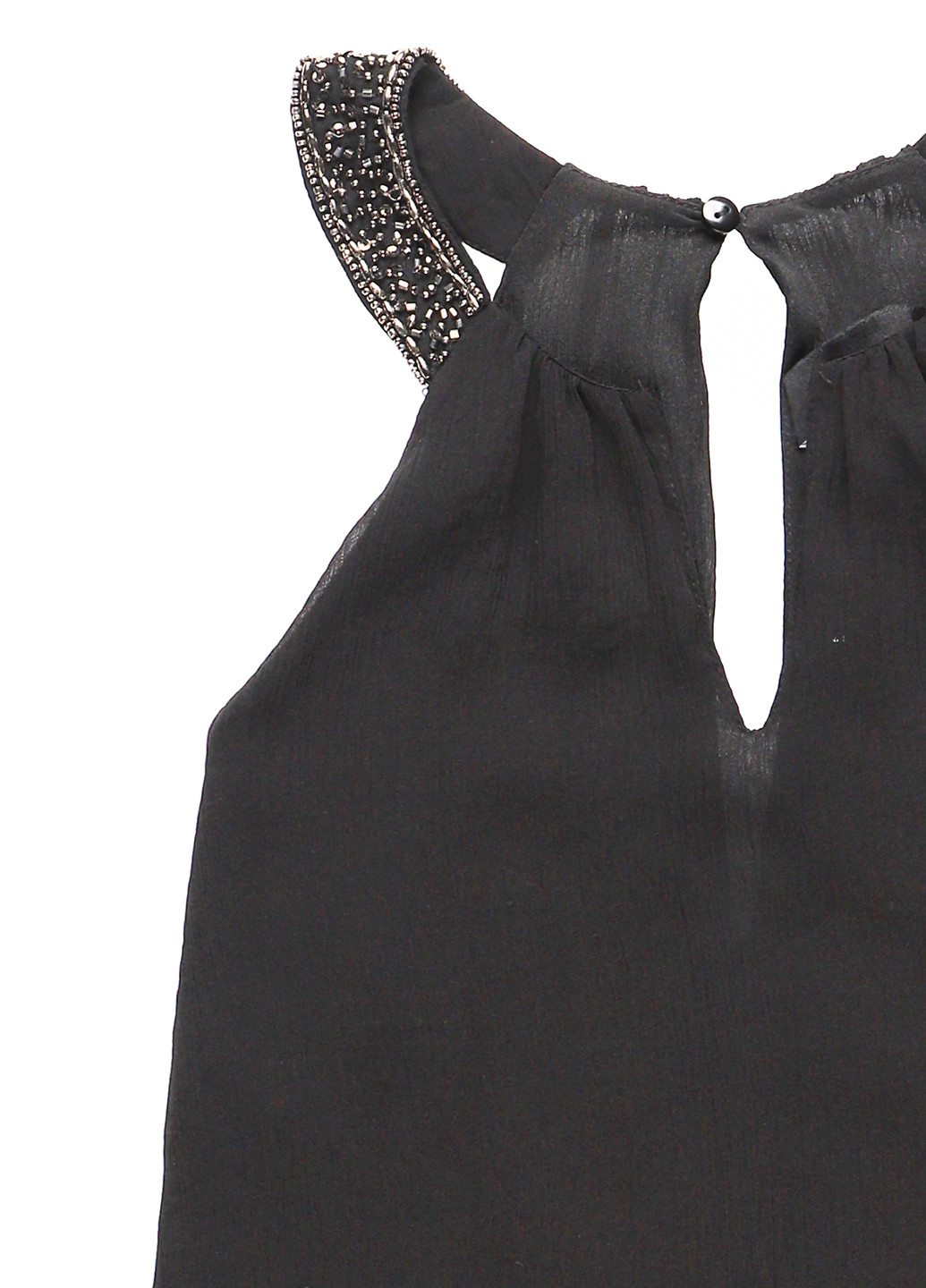 Черное кэжуал платье а-силуэт Vero Moda однотонное