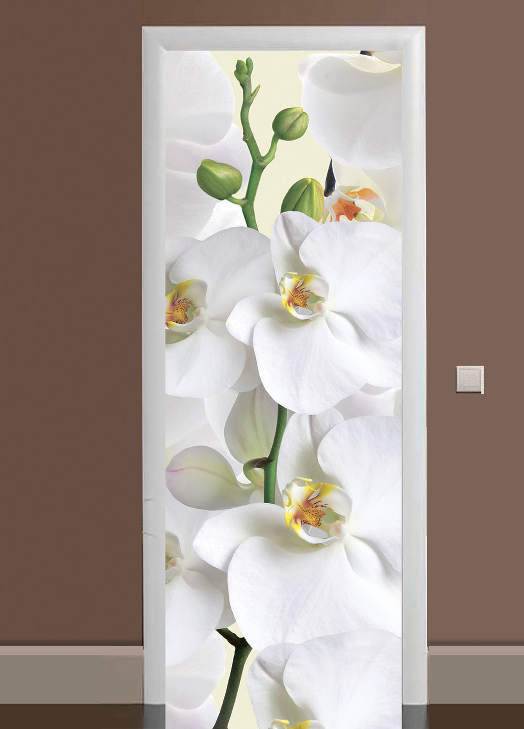Наклейка виниловая Орхидея, 650х2000 мм Zatarga (22090749)