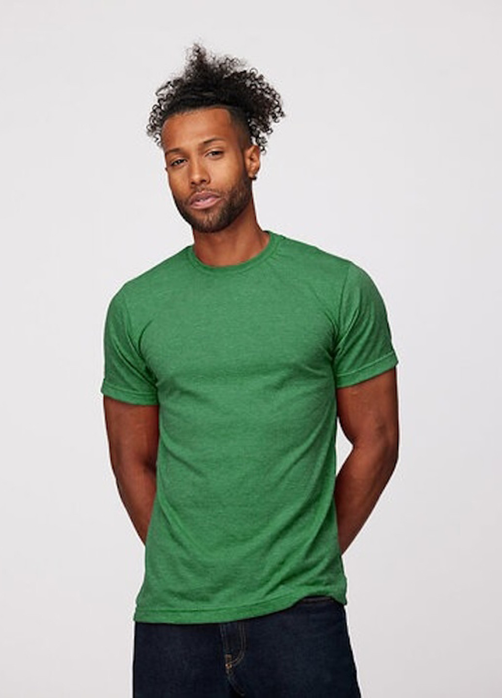 Зелена футболка Tultex