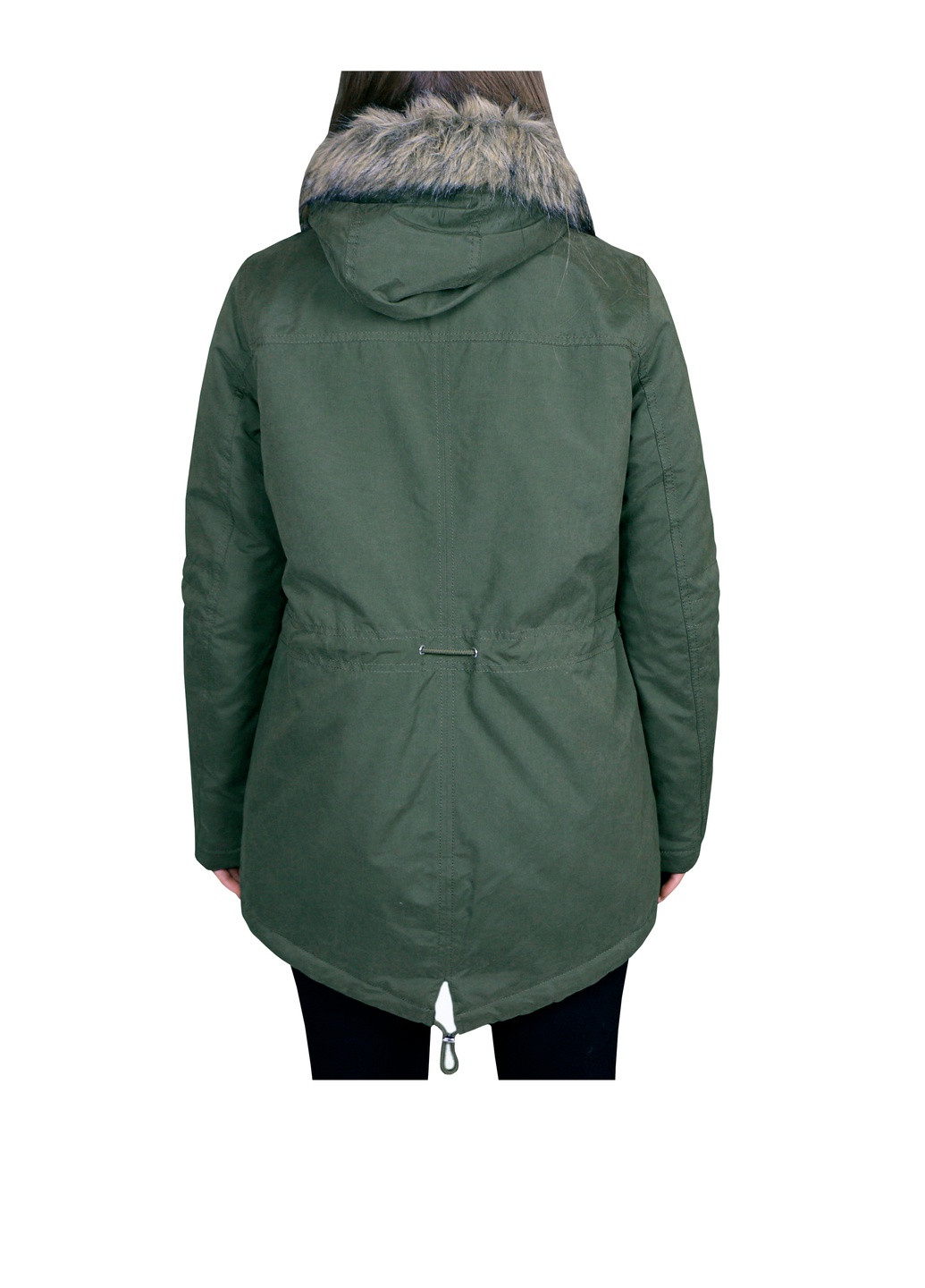 Оливкова зимня жіноча зимова куртка Tom Tailor