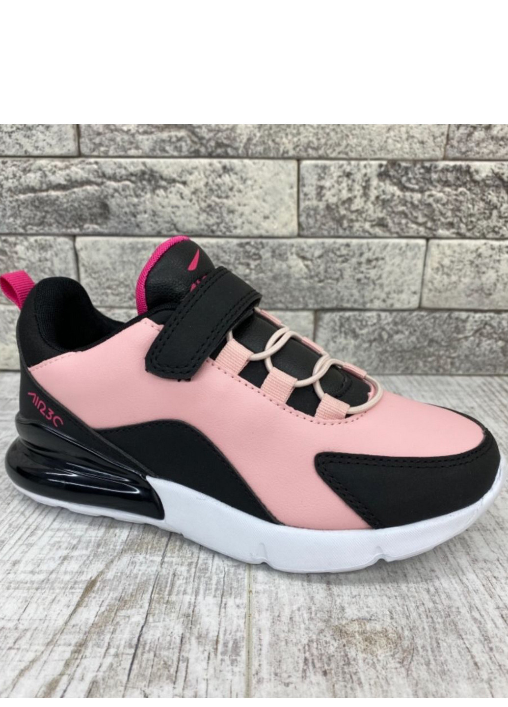 Чорні всесезонні кросівки dc10449-8 36 чорно-рожевий Jong Golf