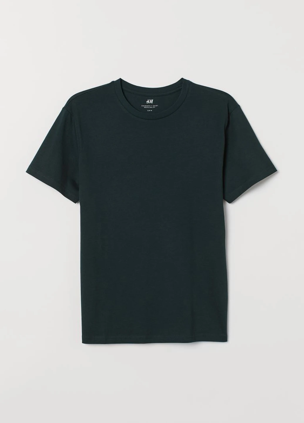 Темно-зелена футболка H&M