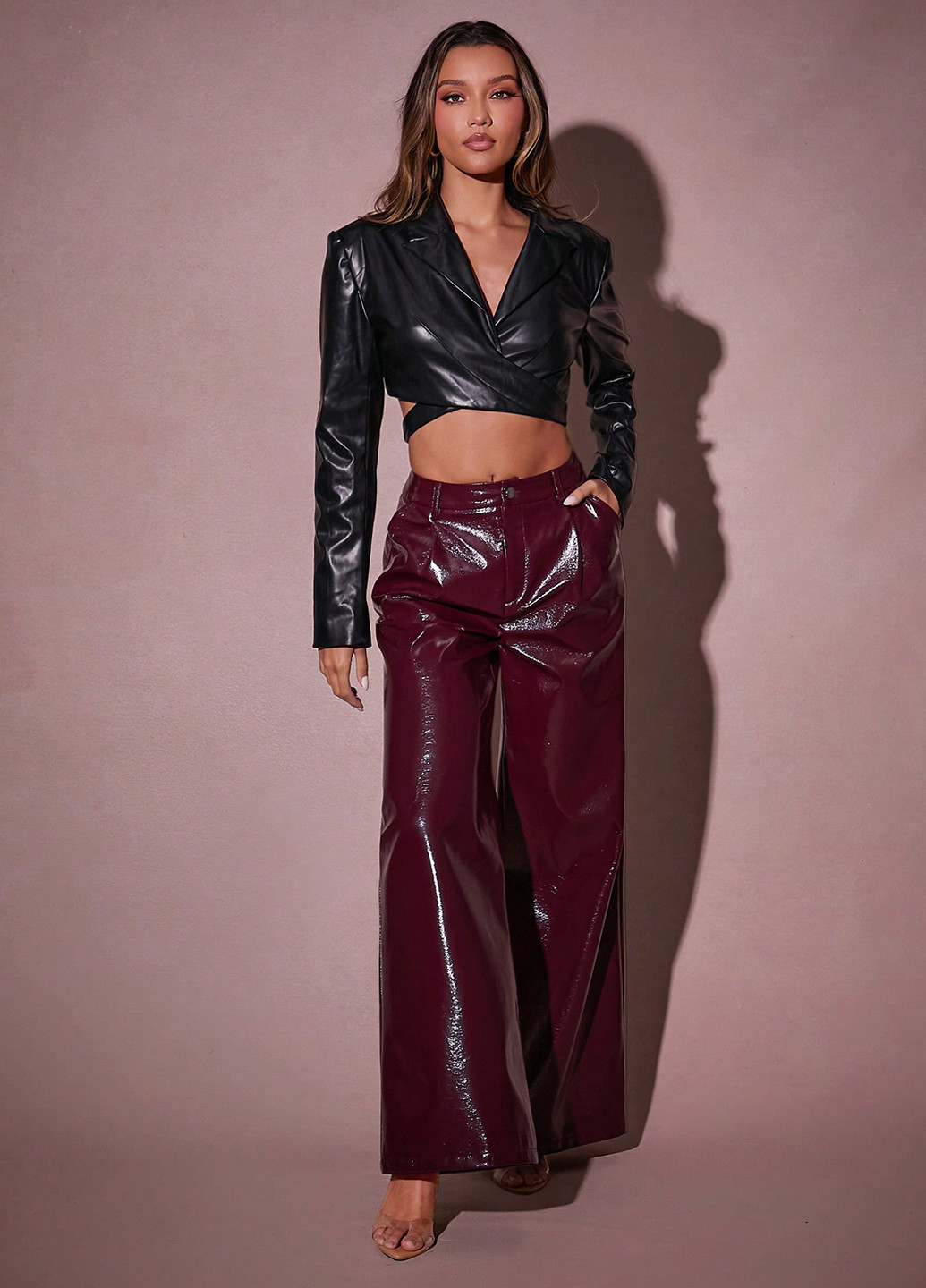 Чорна демісезонна куртка SHEIN