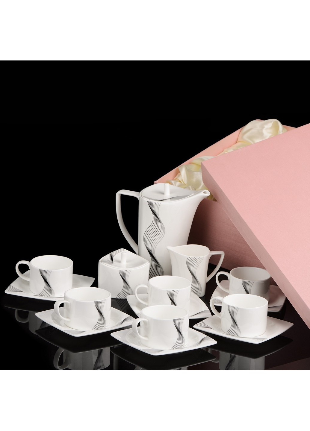 NP81SETTEA Чайний сервіз 6/15 Lora (188979162)