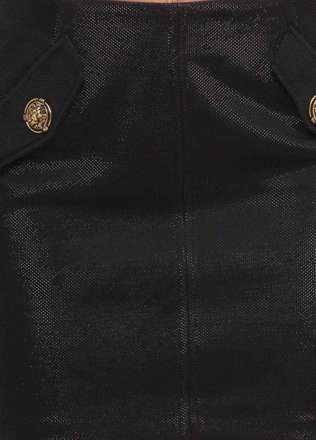 Черная кэжуал однотонная юбка Elisabetta Franchi