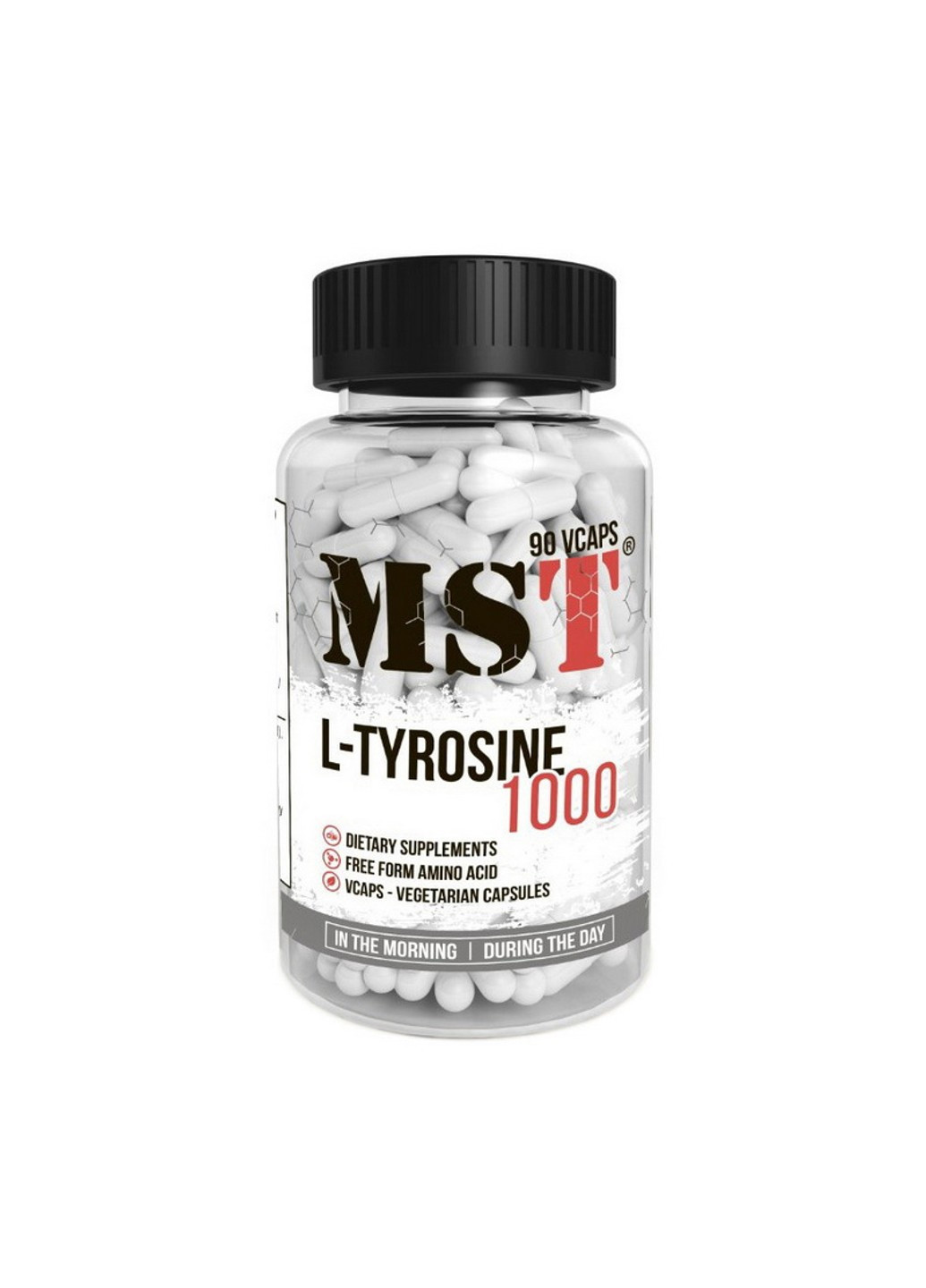 Л-Тирозин L-Tyrosine 1000 mg 90 капсул MST (255363253)