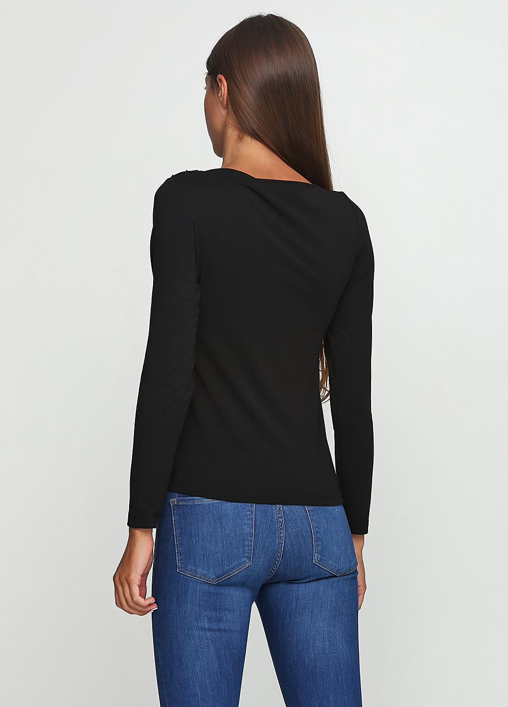 Черная демисезонная блуза Stefanie L
