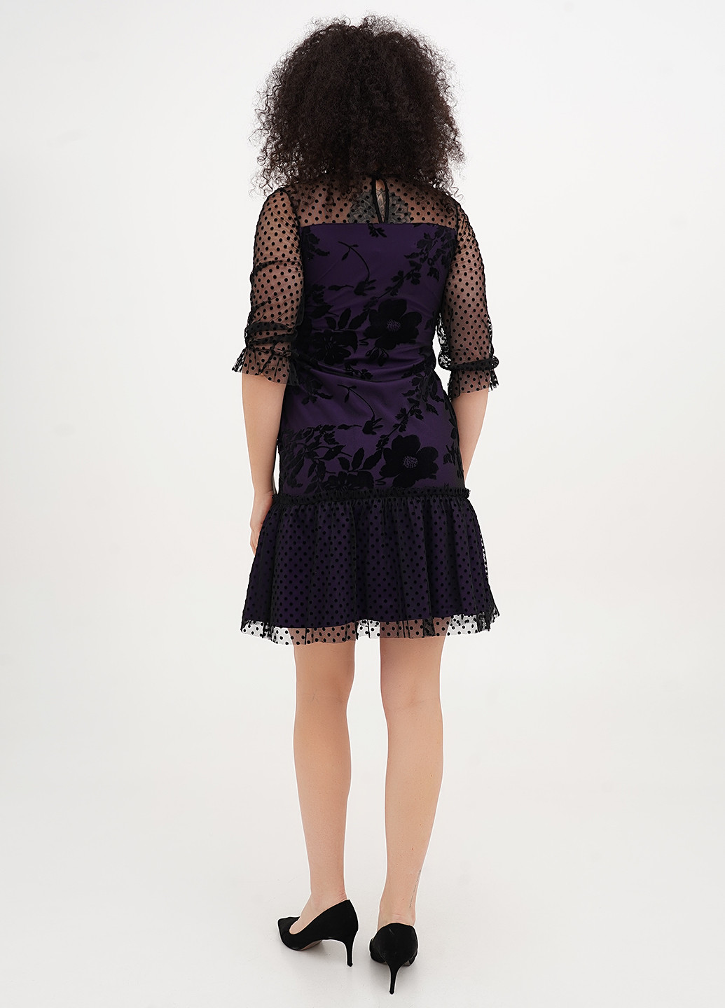 Фіолетова кежуал сукня а-силует Imperial однотонна