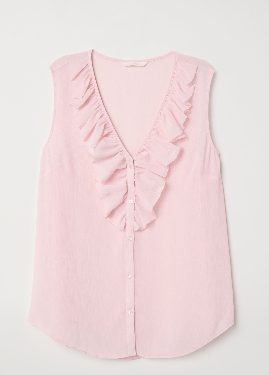 Светло-розовая летняя блуза б/р H&M