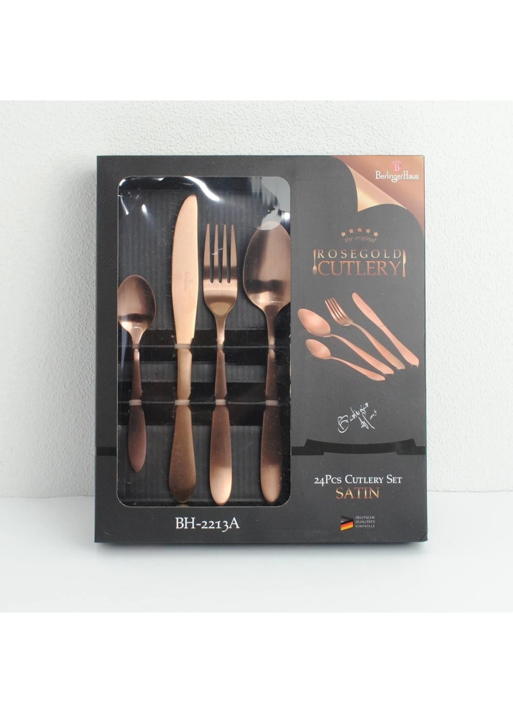 Набір столових приборів BLACK ROSE Collection 24 предмети Berlinger Haus (252788132)