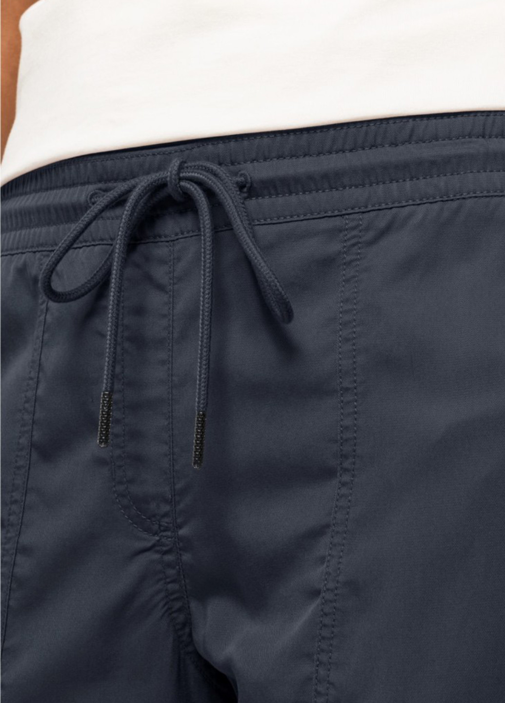 Темно-синие спортивные демисезонные джоггеры брюки Jack Wolfskin
