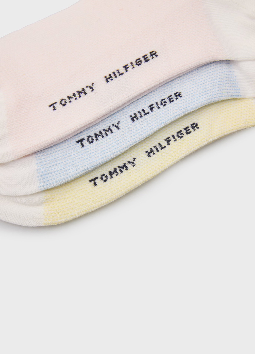 Комбіновані шкарпетки (3 пари) Tommy Hilfiger однотонні (344509093)