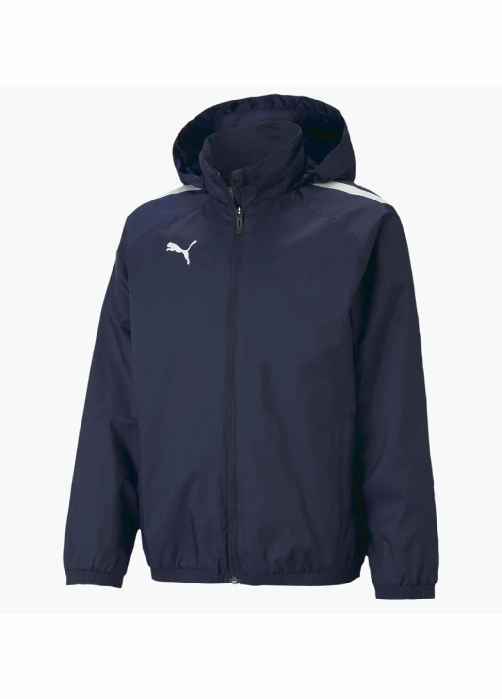 Темно-синя демісезонна куртка 657246-06 Puma teamLIGA All-Weather Youth