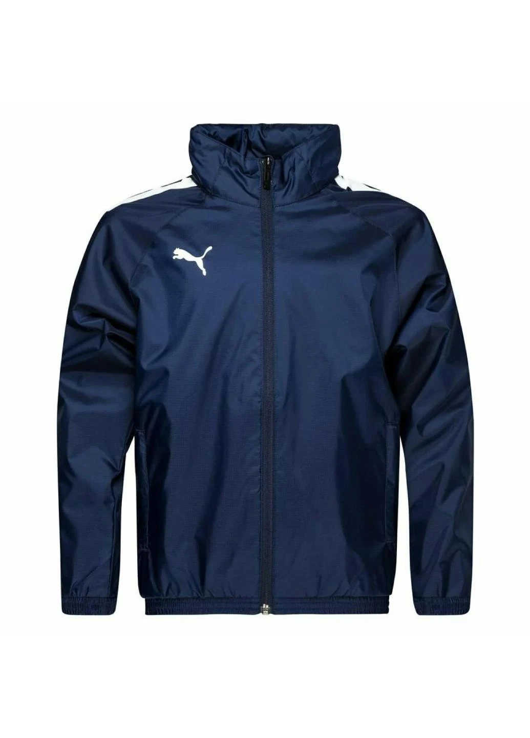 Темно-синя демісезонна куртка 657246-06 Puma teamLIGA All-Weather Youth