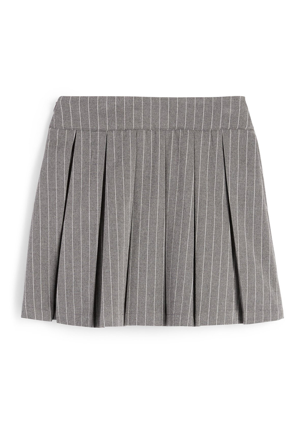 Серая кэжуал в полоску юбка C&A клешированная