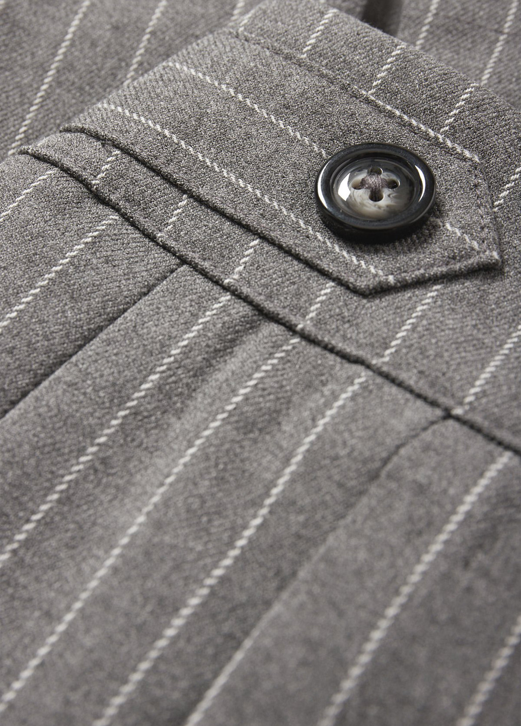 Серая кэжуал в полоску юбка C&A клешированная