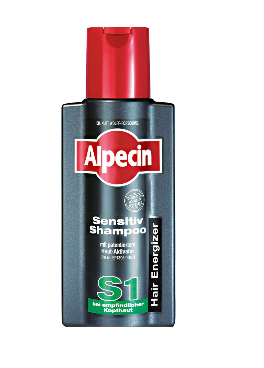 Шампунь для чувствительной кожи головы и волос 250 мл S1 Aktiv Shampoo Alpecin hair energizer (254480089)