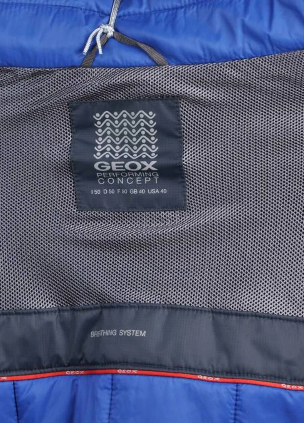 Синя демісезонна куртка Geox