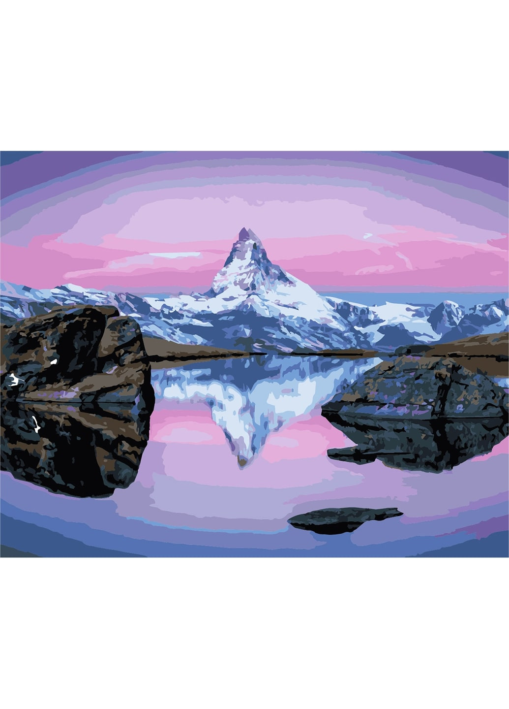 Картина по номерам "Альпи" 40х50 см ArtStory (250449301)