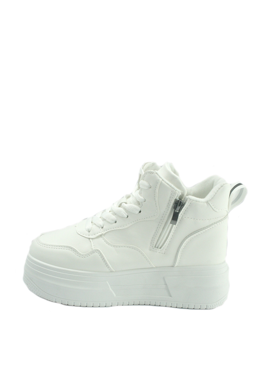 Зимние ботинки No Brand с белой подошвой из искусственной кожи