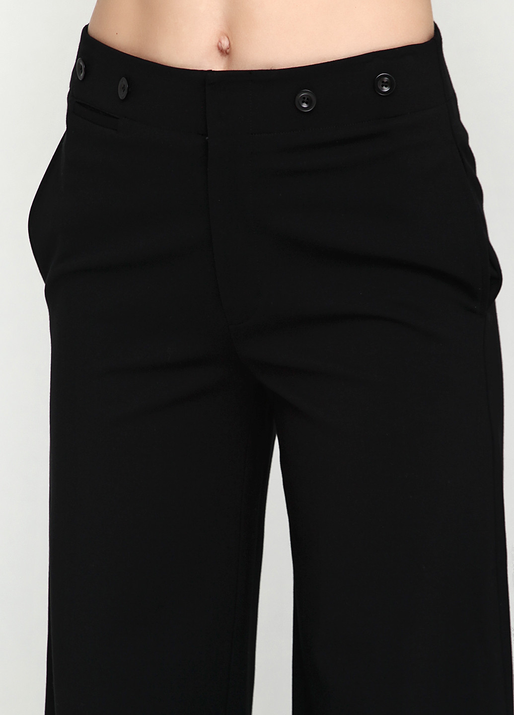 Черные классические демисезонные клеш брюки Ralph Lauren