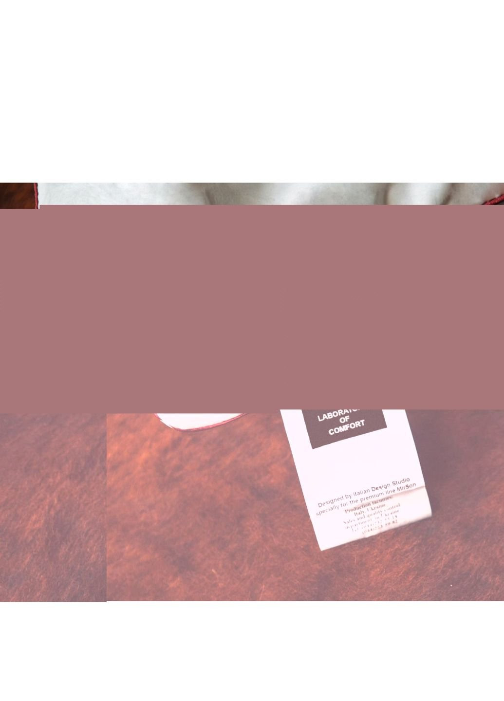 Ковдра MirSon пухова DeLuxе 028 легка 110x140 см (2200000007858) No Brand (254008871)