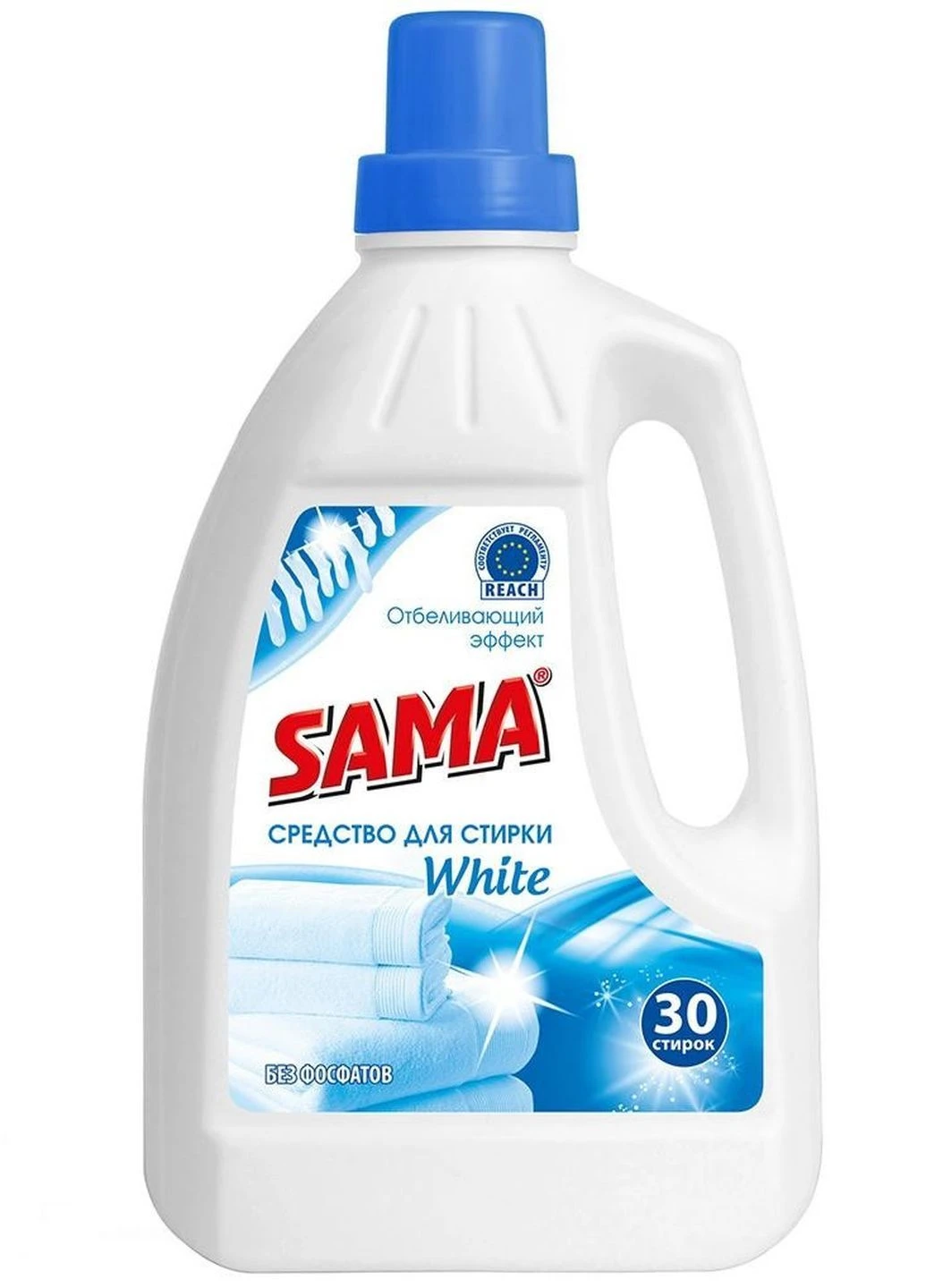 Рідкий засіб для прання Гель White 1.5 кг SAMA (248407879)