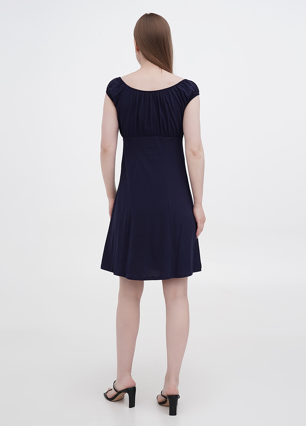 Темно-синя кежуал сукня Orsay однотонна