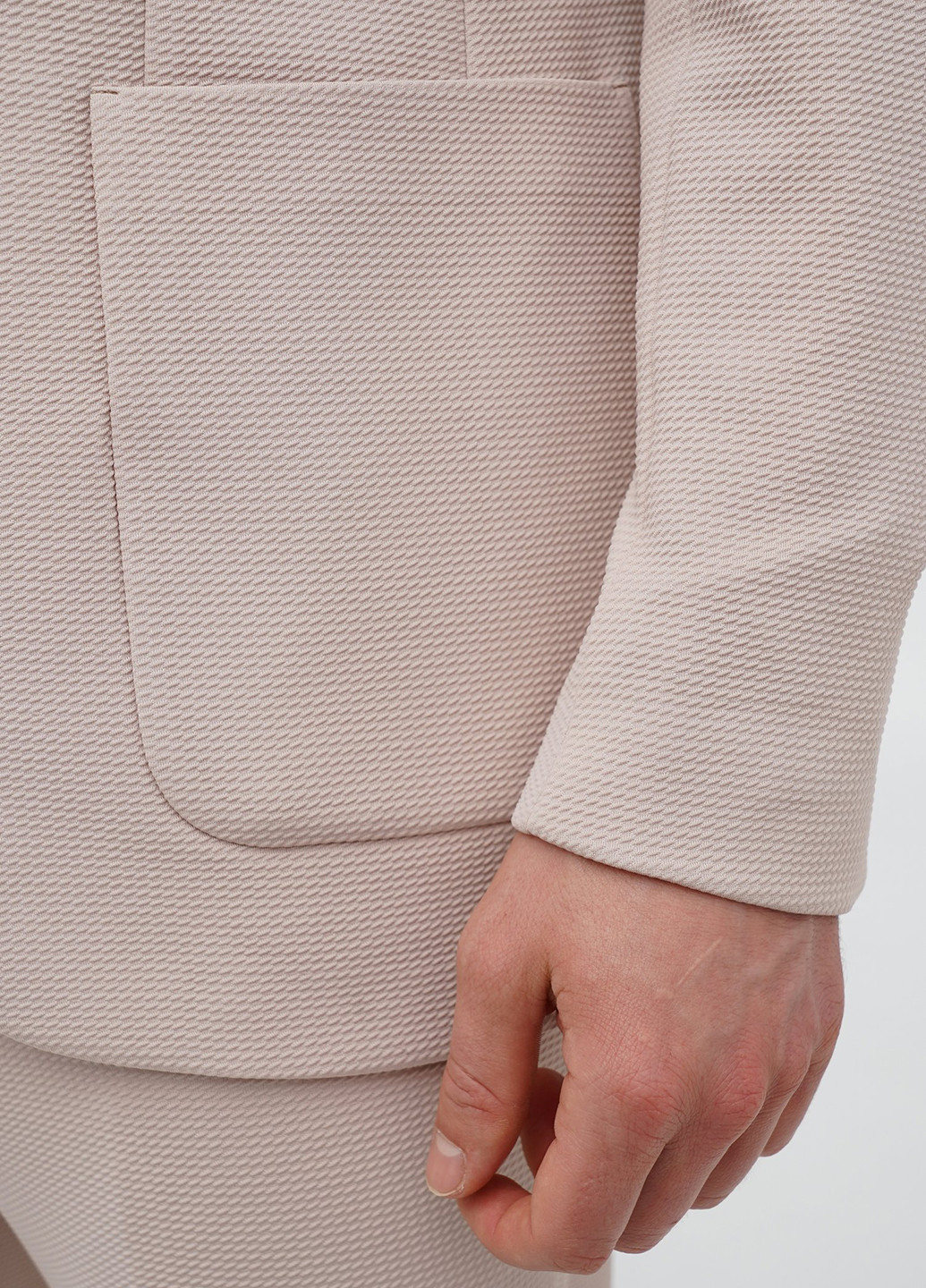 Бежевий демісезонний костюм (піджак, штани) брючний Trend Collection