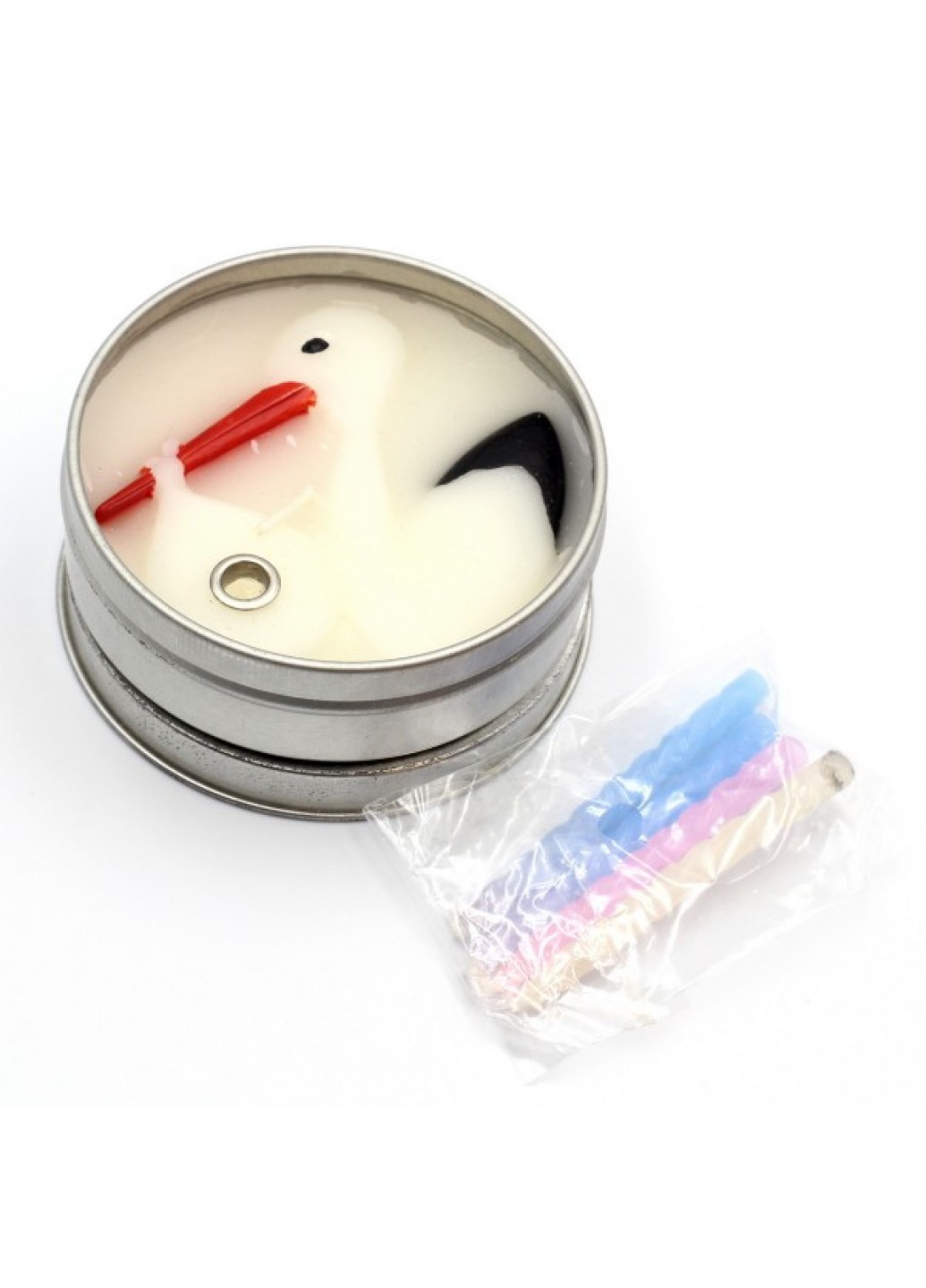 Свічка "Baby-Лелека" в баночці Donkey products (210539181)