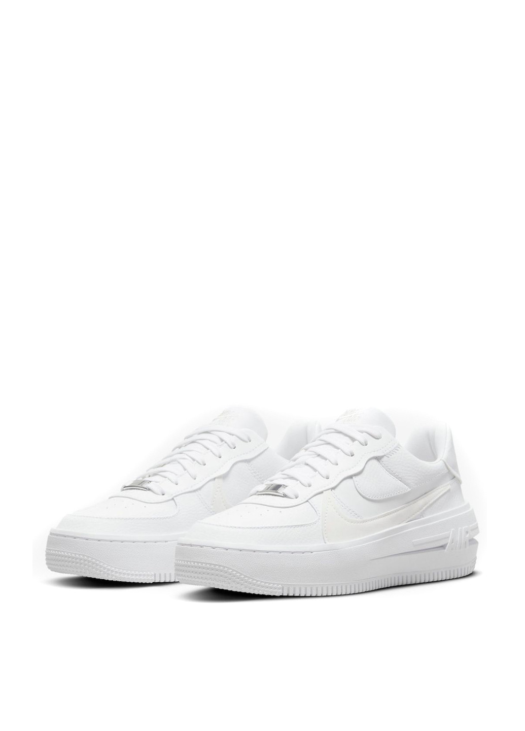 Белые демисезонные кроссовки dj9946-100_2024 Nike W AF1 PLT.AF.ORM