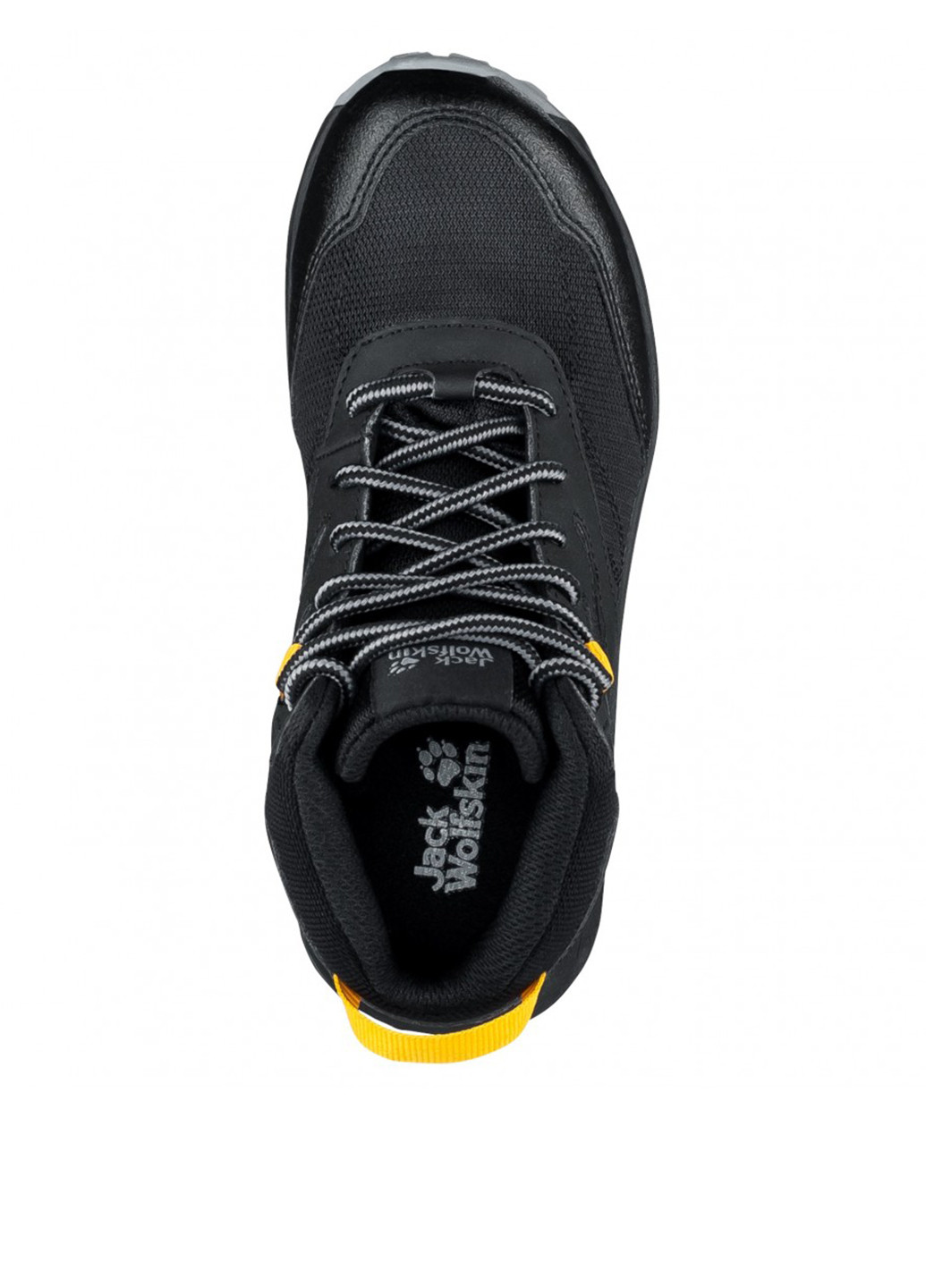 Черные спортивные осенние ботинки Jack Wolfskin