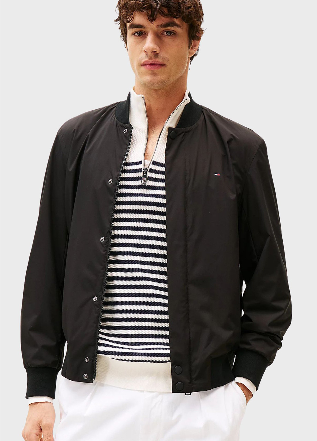 Бомбер Tommy Hilfiger на молнии (347656370)