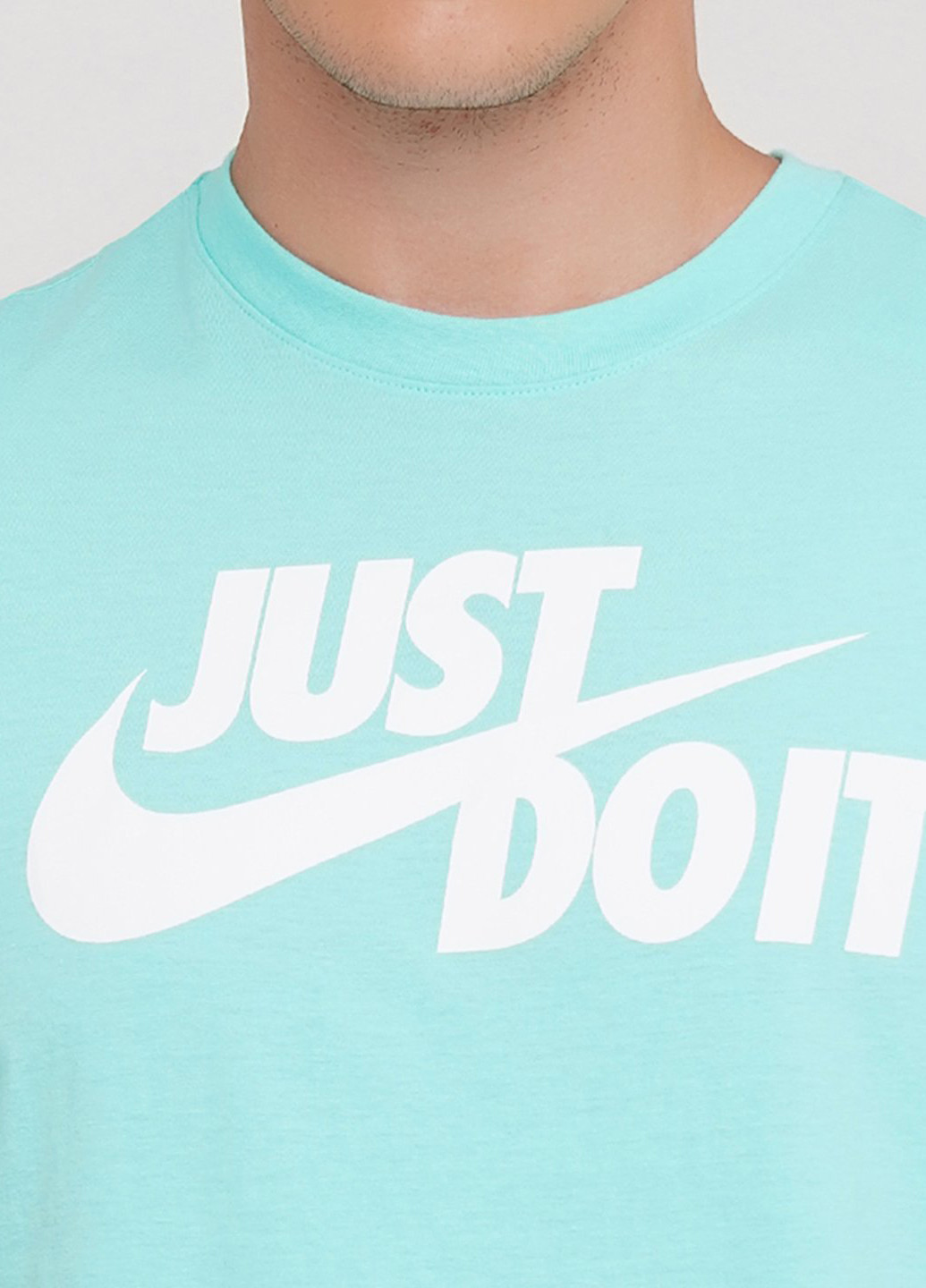 Блакитна футболка Nike Nsw Tee Just Do It Swoosh