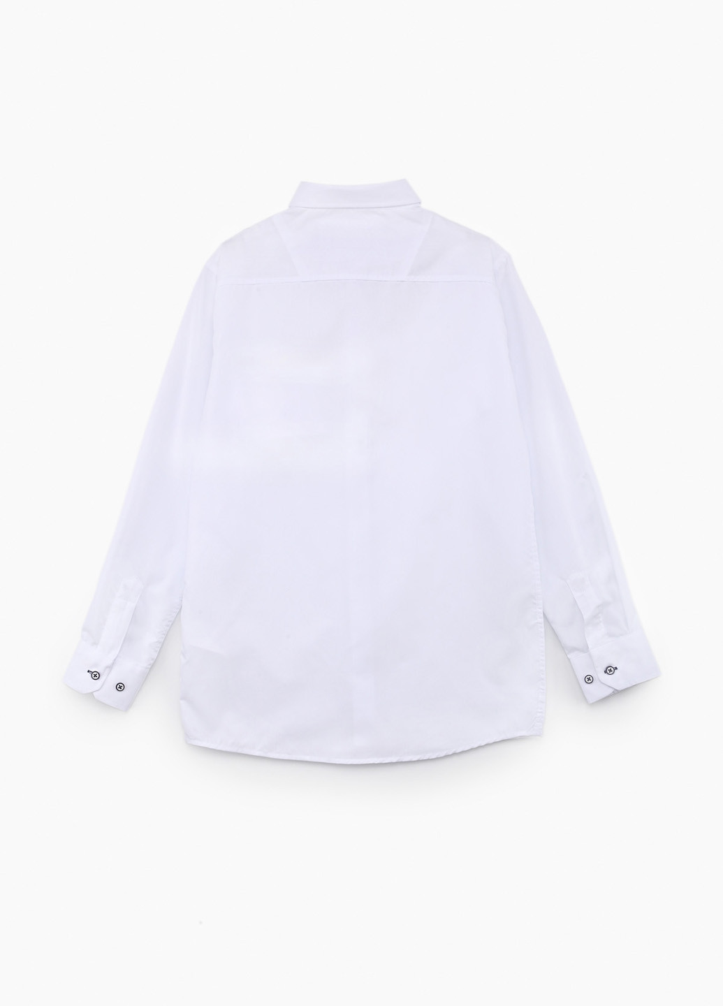 Белая классическая рубашка однотонная Redpolo
