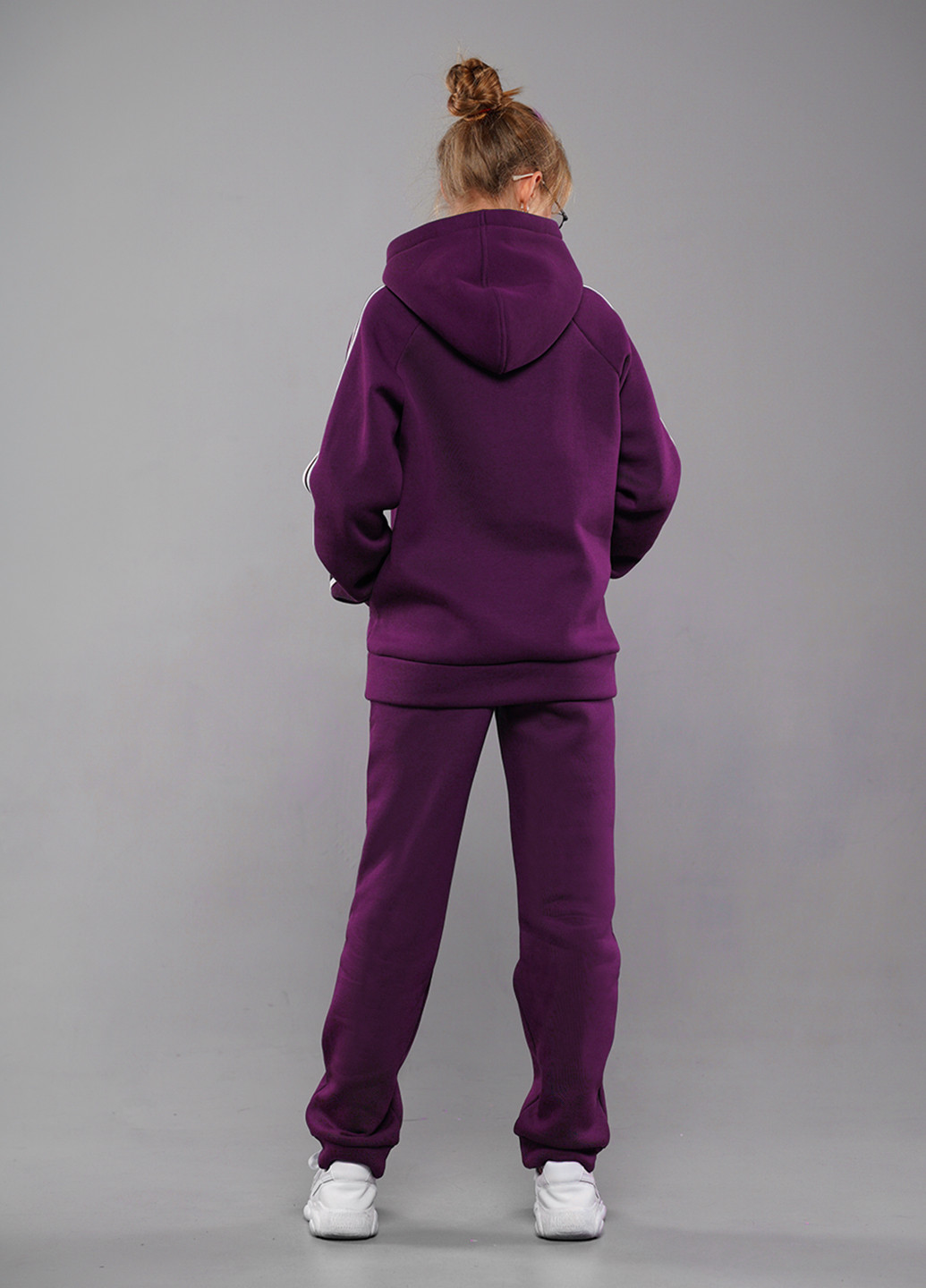 Фіолетовий демісезонний пурпурний спортивний костюм брючний Sinthia