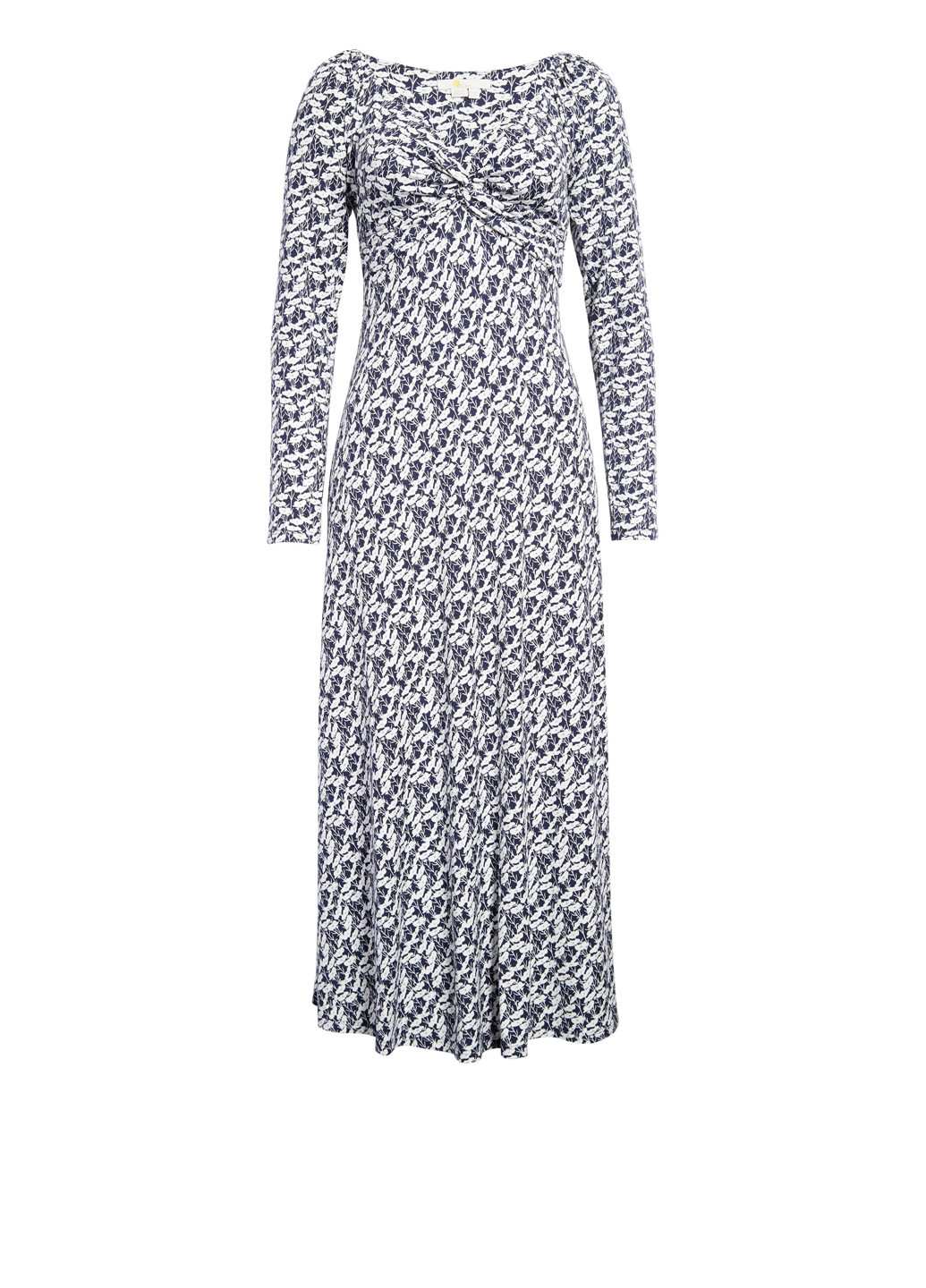 Комбинированное кэжуал платье клеш Boden с цветочным принтом