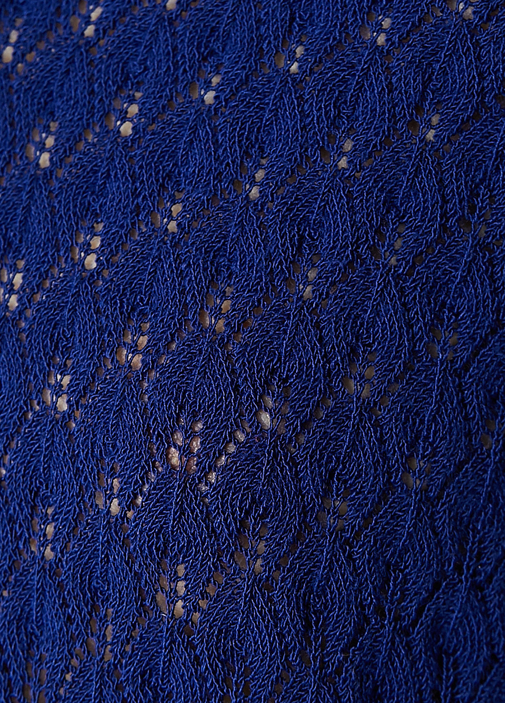 Майка KOTON однотонная тёмно-синяя кэжуал акрил