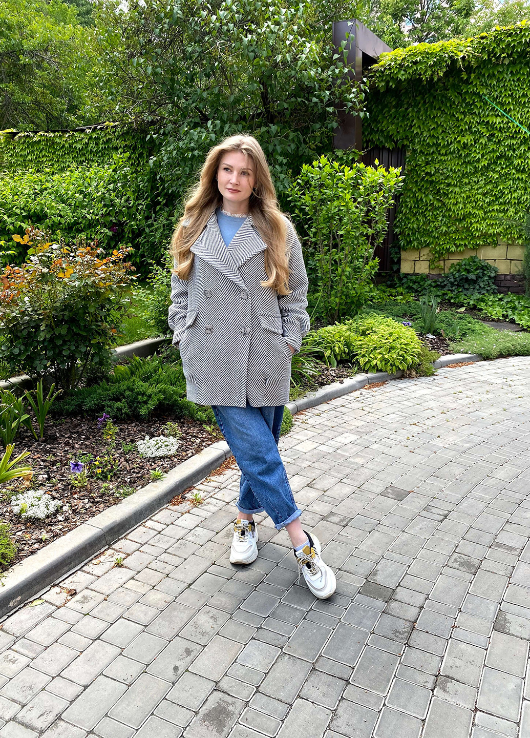 Сіре Кежуал напівпальто Alberto Bini однотонне