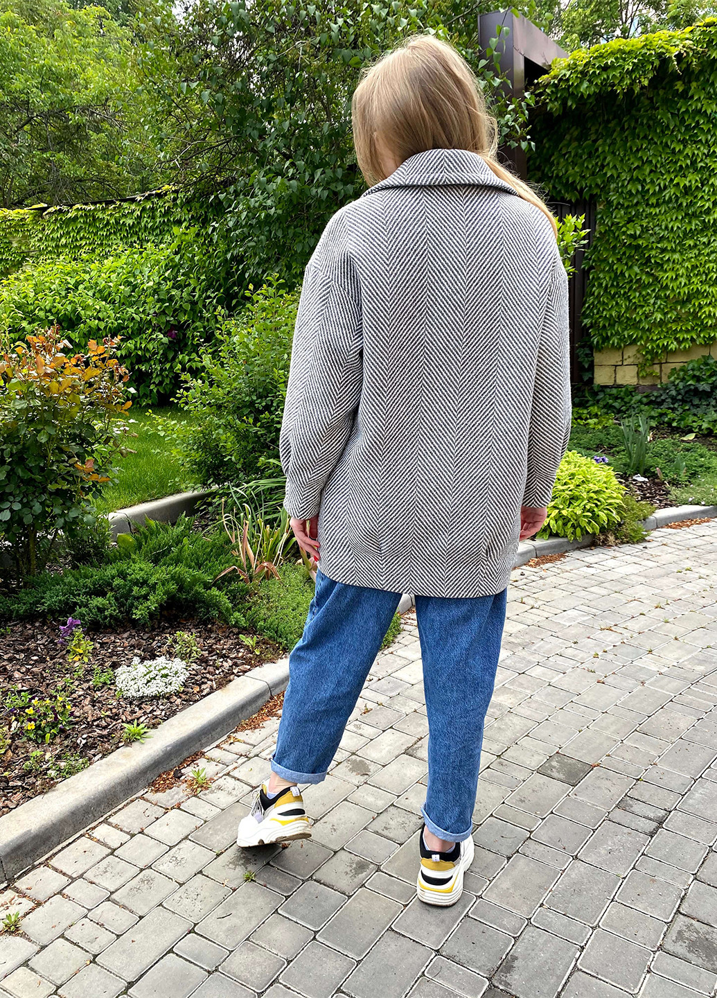 Сіре Кежуал напівпальто Alberto Bini однотонне