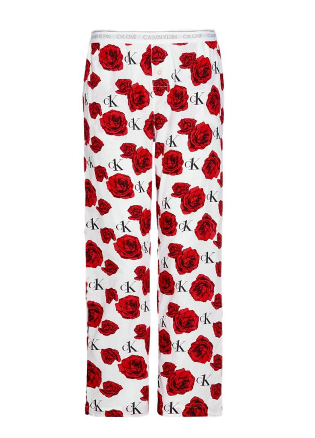 Белая всесезон пижама (футболка, брюки) футболка + брюки Calvin Klein