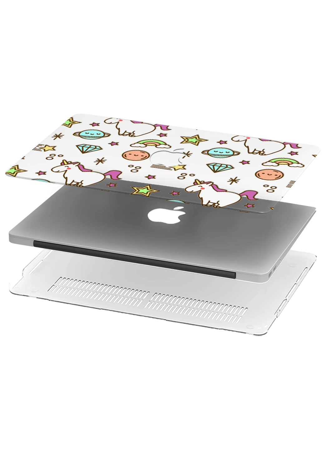Чехол пластиковый для Apple MacBook Air 11 A1465 / A1370 Единорог (Unicorn) (6349-1771) MobiPrint (218539163)