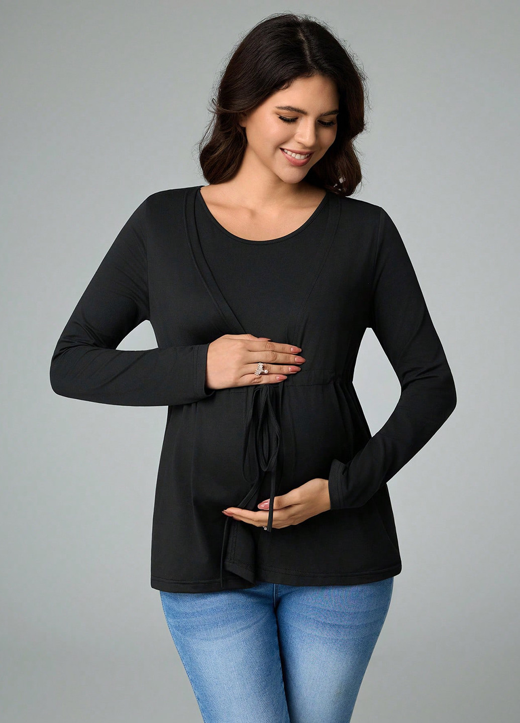 Лонгслів для вагітних та годуючих SHEIN (365769693)