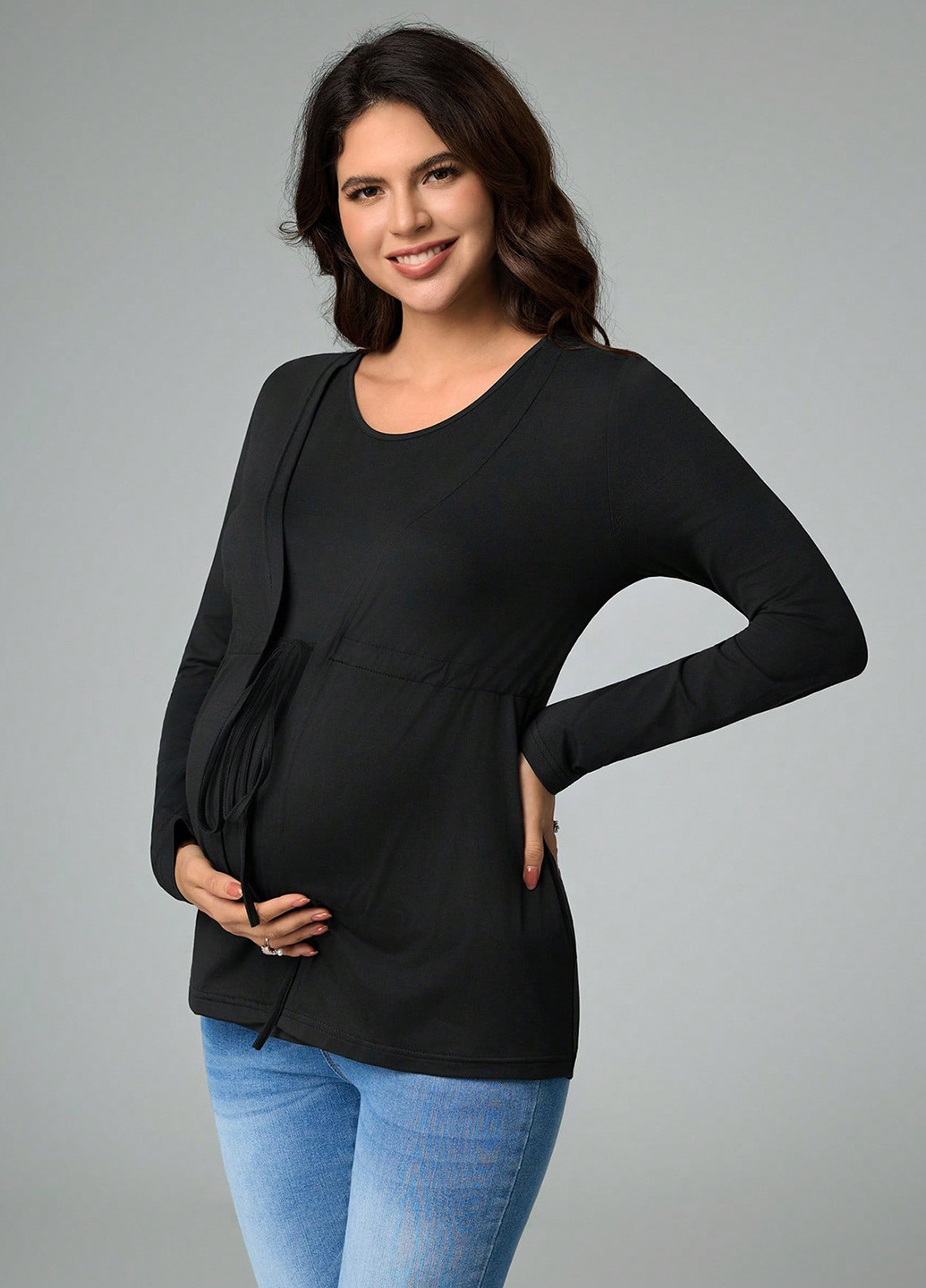 Лонгслів для вагітних та годуючих SHEIN (365769693)