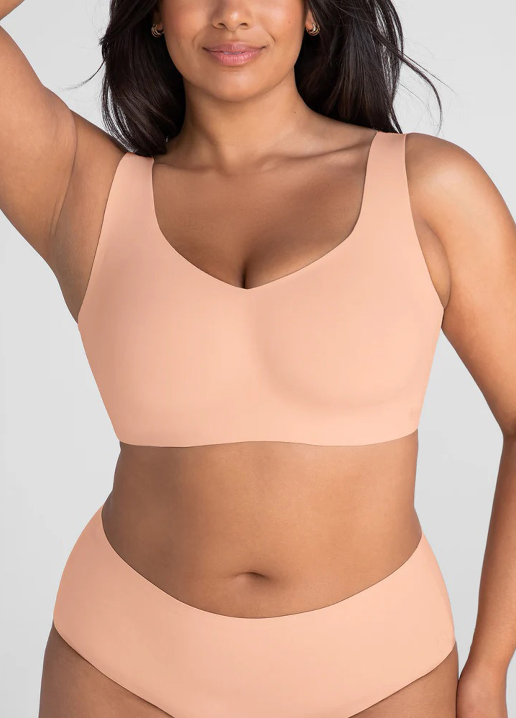 Персиковий топ бюстгальтер Honeylove без кісточок нейлон